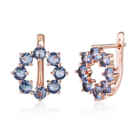 Richapex Butterfly Earrings for Women Gold Hoop Earrings Dainty Huggie Hoop Earrings Trendy Hypoallergenic Stud Earrings with Cubic Zirconia, Cubic Zirconia