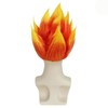 Cosplay Wigs for Men Halloween Male Wig (Anger Orange)