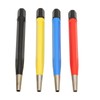 ZJchao 4pcs Scratch Brush Pen Set, Brass Steel Fiberglass Nylon