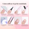 CHERIMOYA Gel Constructor Sólido Para Uñas Extensión 30g