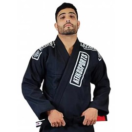 KEIKO SPORTS KeikoSports Summer bjj Gi | Brazilian Jiu Jitsu Gi | Handcrafted in Brazil (Black, A1)