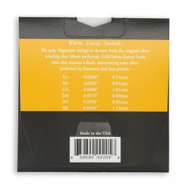 Augustine Classic Guitar Strings Gold Label Set Regular Tension / Goldbassaiten Light Tension