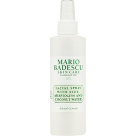 Mario Badescu Spray facial fijador con aloe y agua de coco, spray de maquillaje refrescante e hidratante, sin alcohol, sin fragancia, sin colorantes ni sulfatos
