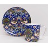 Rainbow Decors William Morris Strawberry Thief Blue Espresso 2 Cups