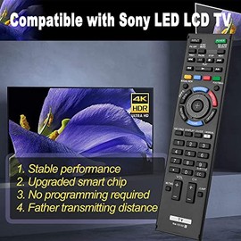 ANKIMI RM-YD103 RM-YD102 - Mando a distancia universal para Sony Bravia HDTV LCD LED 3D Smart TV