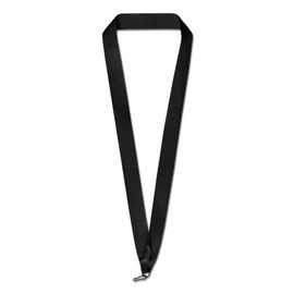 PinMart Solid Color Neck Ribbon – Award Holder for Medals and Medallions – Blank Colored Achievement Ribbon Lanyard with Clip - 25 Pack