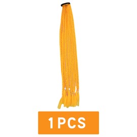Traziewell Curly Crochet Hair Extensions Ponytail Extension for Black Women Crochet Braid Braiding Hair Extension Orange Hair Piece for Girls 2522
