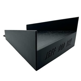 Jeff Did It! - 2 Lane Monster Truck Landing Ramp Track Upgrade - Compatible with 1:64 Scale Hot Wheels Monster Trucks - 3D Printed - Designed and Made in the USA (Black)