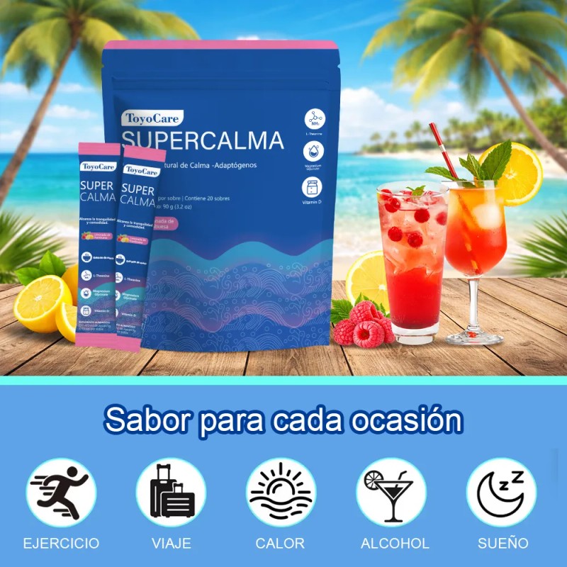 Toyocare Supercalm Magnesio Teanina Sobres