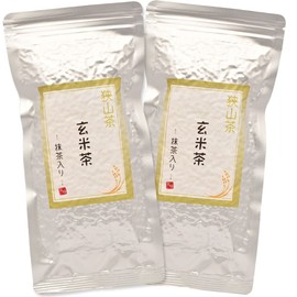 mita Sayama Genmaicha with Matcha Tea, 3.5 oz (100 g), Set of 2