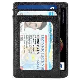 ARCWOR Slim Wallet Minimalist Front Pocket RFID Blocking Men and Women Leather Wallets