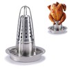 AMOZO Beer Can Chicken Holder for Grill and Smoker -