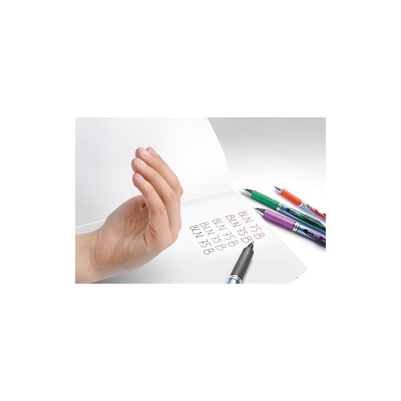 Pentel BLN75-C EnerGel Retractable Gel Rollerball Pen with Needle Tip
