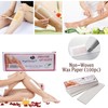 Eson Paper Waxing Strips For Depilation Pack of 100, Non