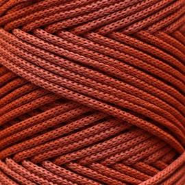 Makromecity, 3mm x 120m Polyester Macrame Cord 3mm Polypropylene Brick Macrame Crochet Macrame Bag Cord for Wall Hangings Bags Saucers Carpet 2 Balls