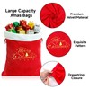 G2PLUS Large Velvet Santa Sack - 30x36 Inch Red Christmas