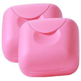 FOMIYES 4sets Case Holder Reusable Tampon Box Plastic Compact Safe for Travel for Office Use 2pcs*4