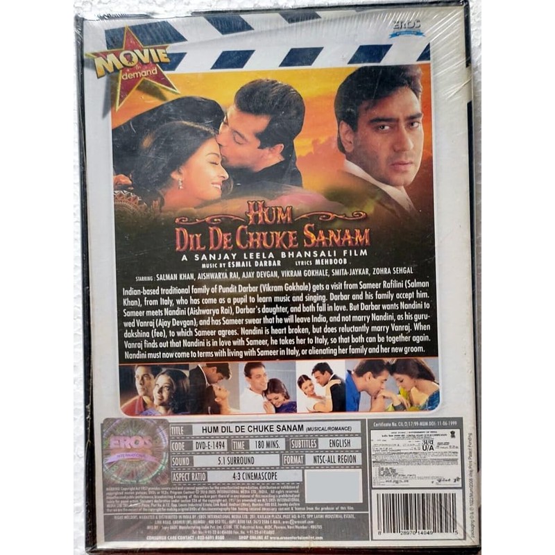 Hum Dil De Chuke Sanam [UK IMPORT]