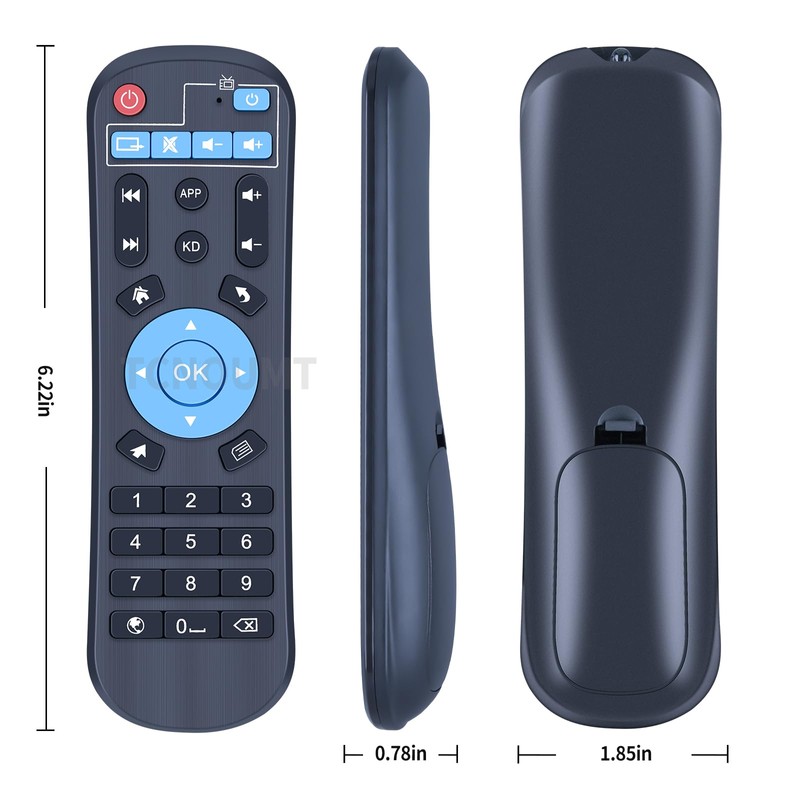 PZL Replacement Remote Control fit for Android TV Box MXQ