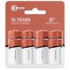 RadioShack D Alkaline Batteries (8)