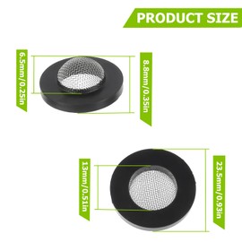 EPLZON 30 Pieces Stainless Steel Filter Hose Washers Rubber Hose Screen Washers Fittings for 5/8 inch Washing Machine and 3/4 inch Garden Hose Connector
