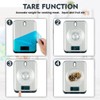 QL Digital Kitchen Scale,Tare Function 10kg/1g,Hangable Scale,Food/Liquid Weighing Platform,Stainless Steel