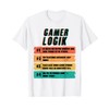 Gamer Logic Computer PC Controller Gamer Humour T-Shirt