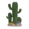 Simulation Resin Cactus Ornament Stable Aquarium Cactus Decoration with Succulents
