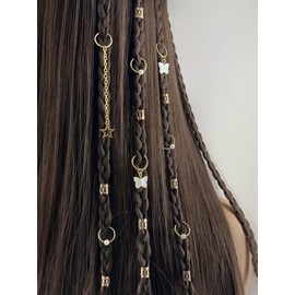 zacclucc Hiphop Ribbon Hair Accessory, For Kids, Hip-hop, Children's Hair Beads, Hair Ring, Wedding