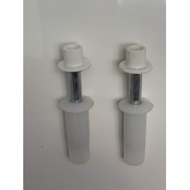 newlifeapp 9-1225 Bi-Fold Door Top Pivot with Bush, Spring Loaded, Nylon 7/16 inch (Pack of 2) …