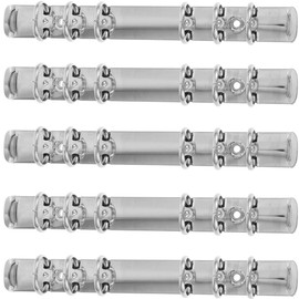 Operitacx Binder Mechanism A6 5 A6 Replacement for Ring Binder Mechanics: 6-Hole Metal Clip for Loose Leaf Binder Rings Spikes Combs for Organisers Folder Planner Diary Album Ring Binder Mechanism