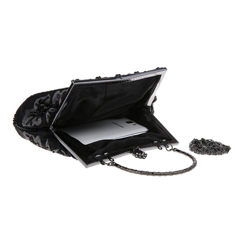Ro Rox Marie Clutch Bag 1920s Peaky Blinders Beaded Vintage