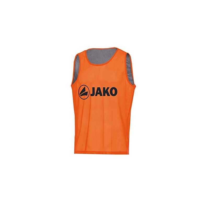 Yako Soccer Goods 2618-19 Reversible Bibs (Neon Orange/Gray), Infant Size,