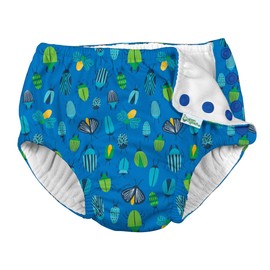 i Play Boys Reusable Absorbent Baby Swim Diapers Blue Buglife 6 Months