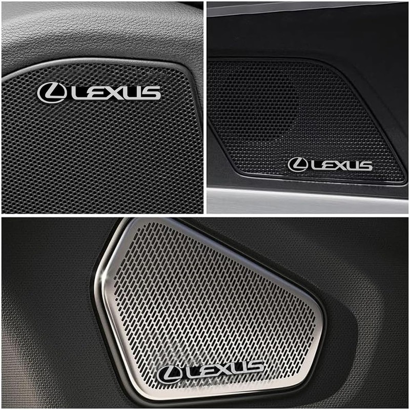 5 Lexus Speaker Stickers RX LX CT EX HS NX