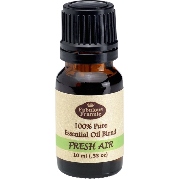 Fresh Air Essential Oil Blend Pure, Undiluted Essential Oil Blend Therapeutic Grade - 10 ml A Perfect Blend of Tangerine, Bergamot, Ylang Ylang and Spearmint Essential Oils by Frabulous Frannie