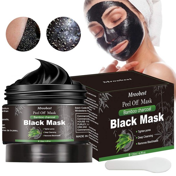 Peel Off Face Mask, Charcoal Peel Off Black Mask, Deep