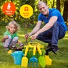 liamasum liamasum Kids Gardening Set - Toddler Garden Tool Kit