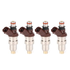Terisass 4 Piezas de inyector de Combustible de Hierro Apto para Toyota 4Runner 2.7L 1996-2000 y Tacoma 2.4L 2.7L 1995-2001 - Réferencia OEM 23250-75050