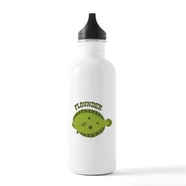 CafePress FLOUNDER Water Bottle 1.0L (34 oz) Stainless Steel Water Bottle