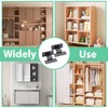 10 Pairs Push in Plinth Fasteners Hidden ABS Press Fit