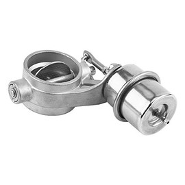 Vacuum Activated Exhaust Shut-Off - Duokon 2 Inch Stainless Steel Exhaust Control Valve, Vacuum Operated Exhaust Shutdown, Open (Closed) Shut-off Options