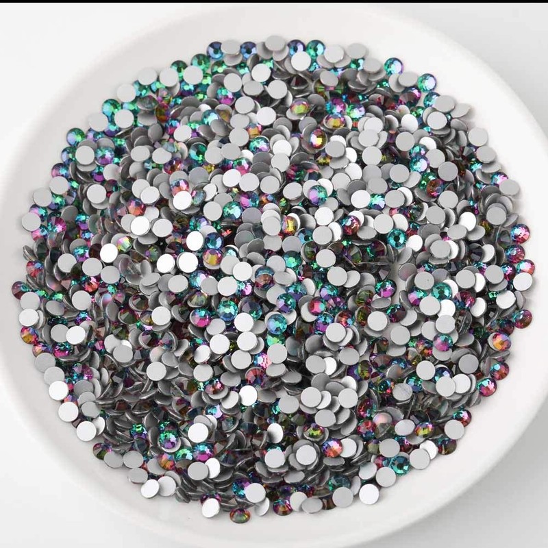 Beadsland 1440 Pieces Flat Back Rhinestone Nail Art Craft Non