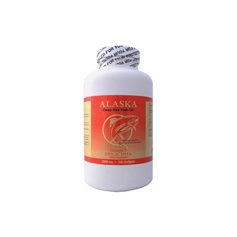 3 X 300 Alaska Deep Sea Omega-3 Fish Oil =900Caps,