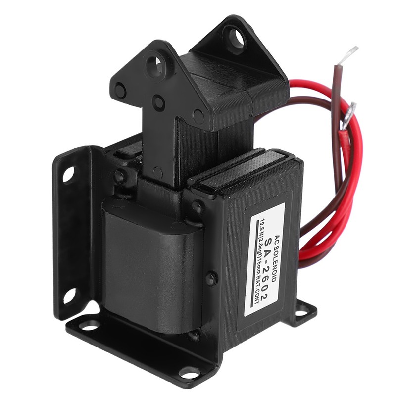 SA-2602 AC Push Pull Electromagnet Tractive Solenoid Electromagnet 220VAC 19.6N