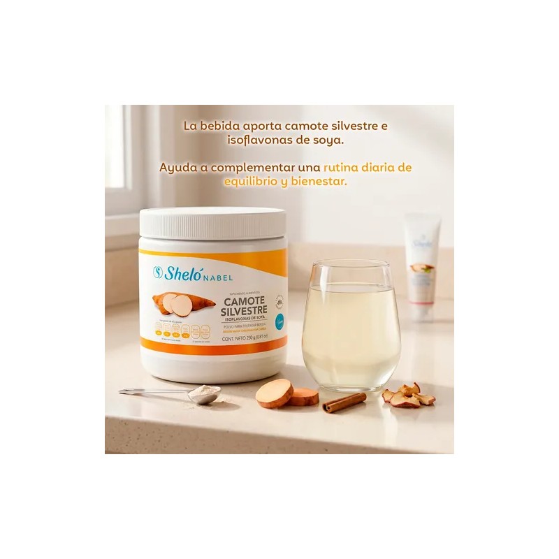 Kit Camote Silvestre Bebida En Polvo + Crema Sheló Nabel