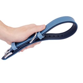 TORRUNA Genuine Leather Dog Collar | Dog Collars for Small, Medium and Large Dogs | Durable Heavy Duty Dog Collars | Double-Layered Leather Dog Collar