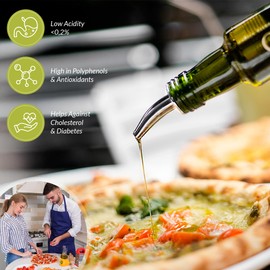 Alonso, Coratina Extra Virgin Olive Oil, Chile, Gold NYIOOC 2025, High Polyphenols 643 mg/kg, High Hydroxytyrosol, Single Source, 2025 Harvest Family Farm, 500ml (16.9 FL) (Coratina)