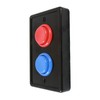 Arcade Light Switch Plate Cover, Single Switch (Black/Red/Blue), 1-Gang Standard