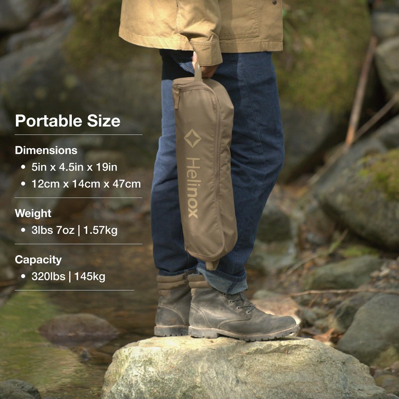 Helinox Sunset Chair Lightweight, High-Back, Compact, Collapsible Camping Chair, Blue